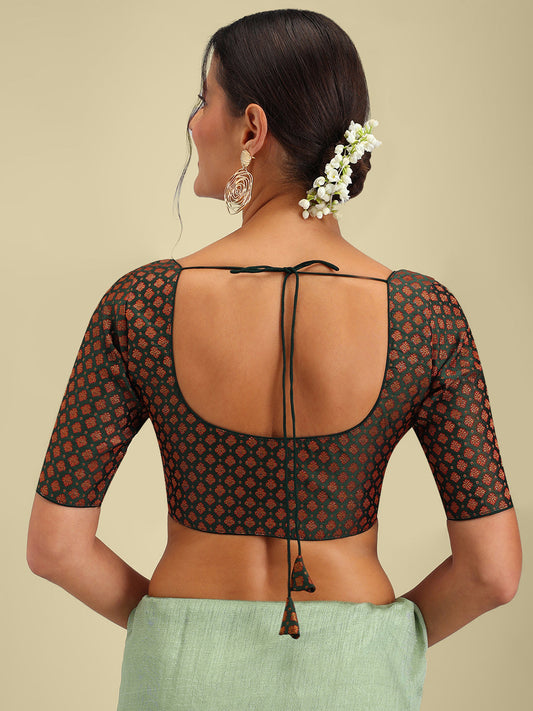 Women's Designer Brocade Saree Blouse