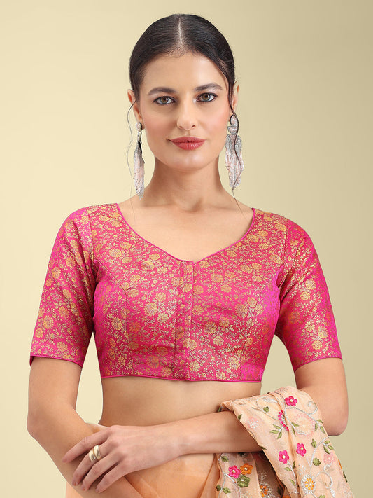 Women's Designer Brocade Saree Blouse