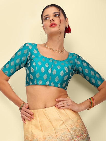 Women's Designer Brocade Saree Blouse