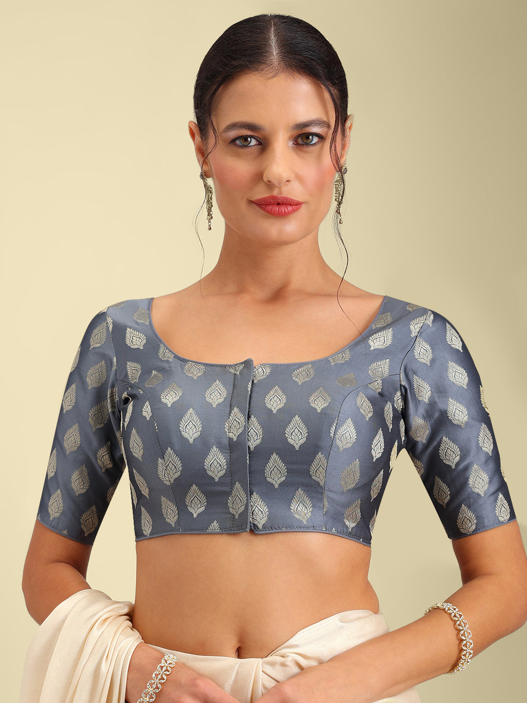 Women's Designer Brocade Saree Blouse