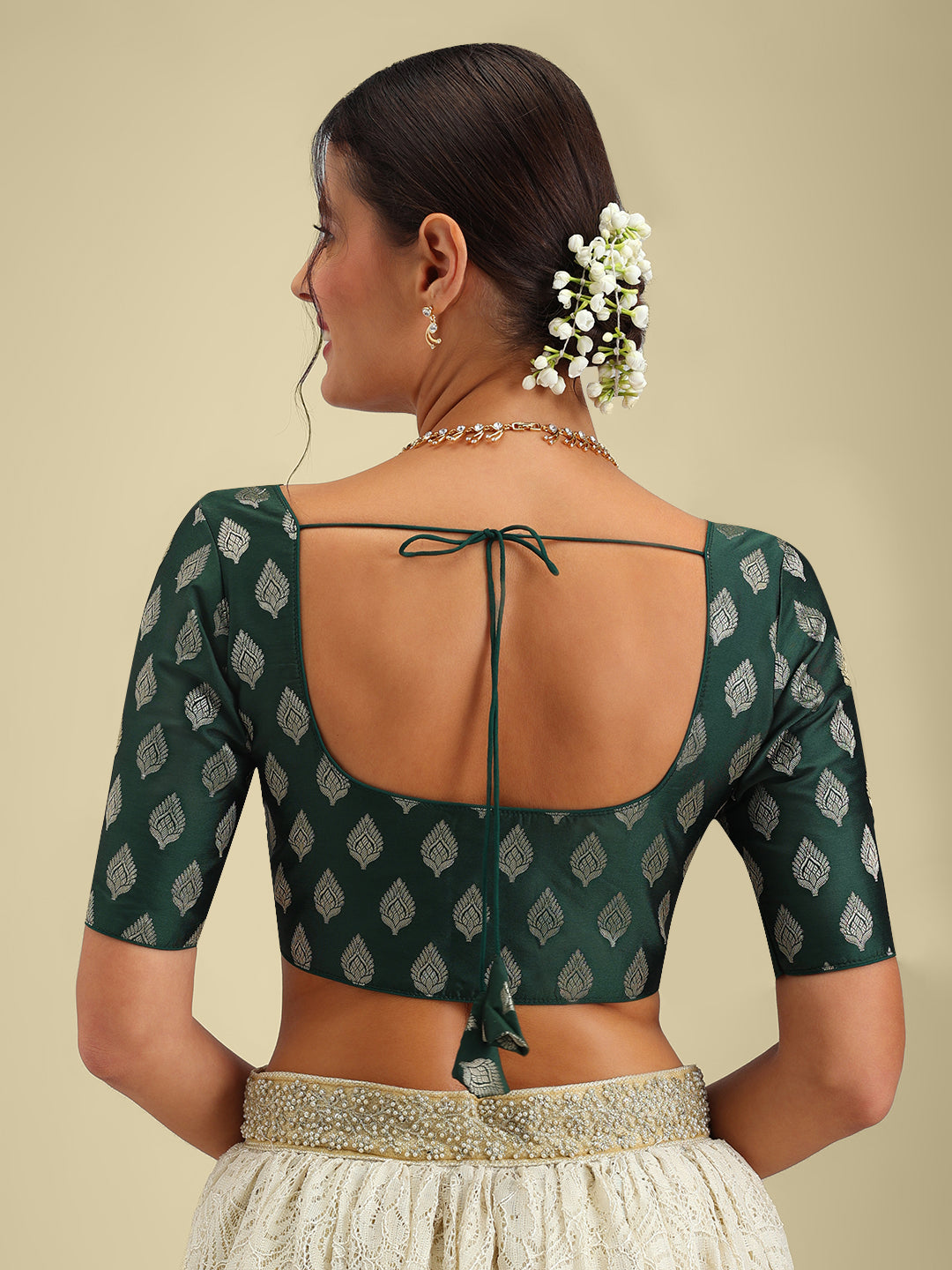 Women's Designer Brocade Saree Blouse