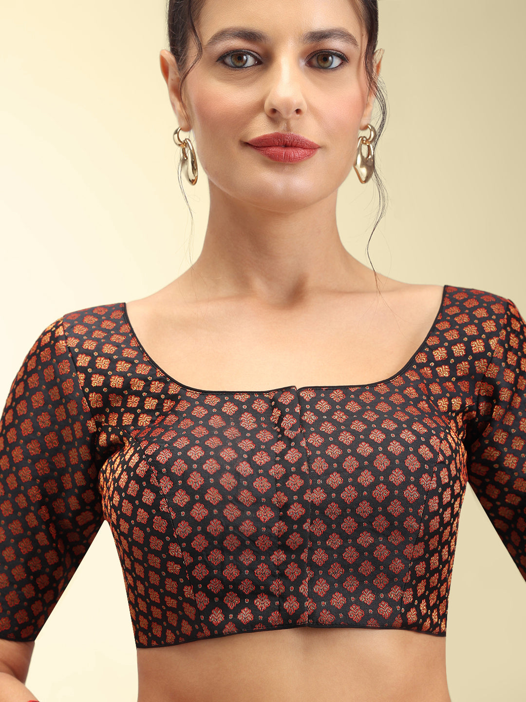 Women's Designer Brocade Saree Blouse
