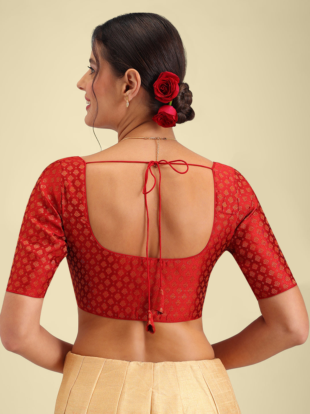 Women's Designer Brocade Saree Blouse