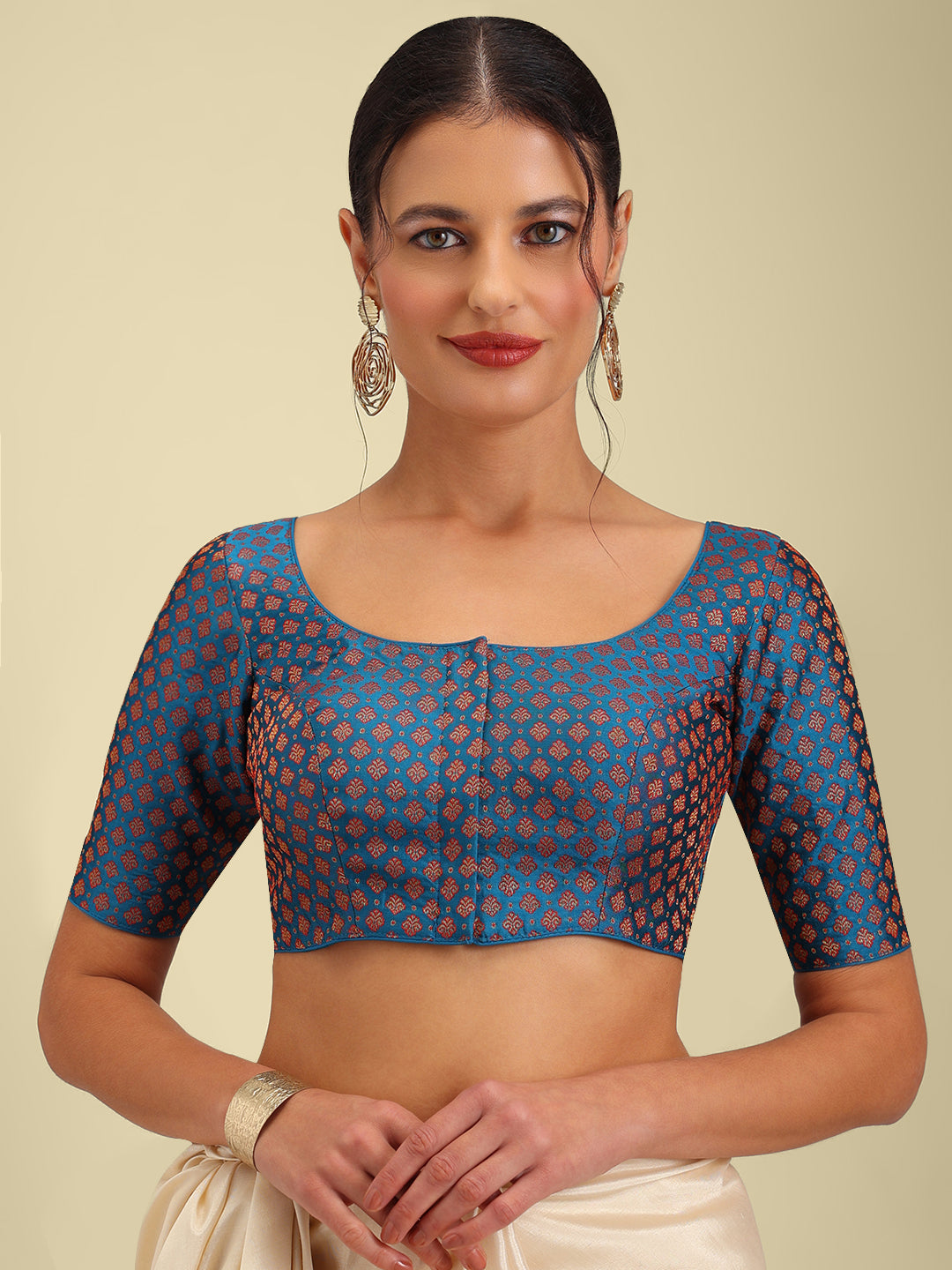 Women's Designer Brocade Saree Blouse