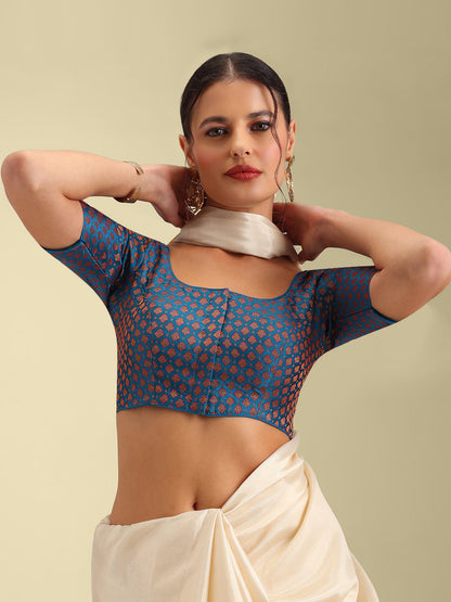 Women's Designer Brocade Saree Blouse