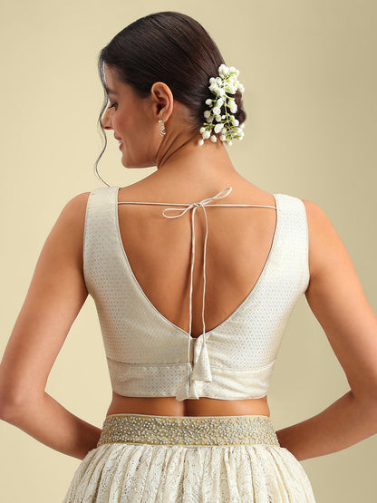 Women's Designer Brocade Saree Blouse