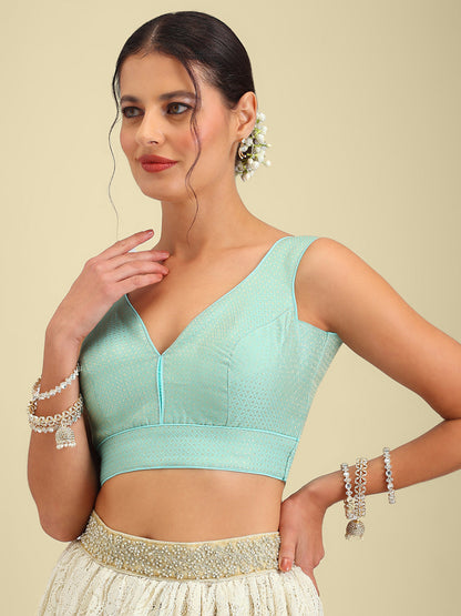 Women's Designer Brocade Saree Blouse