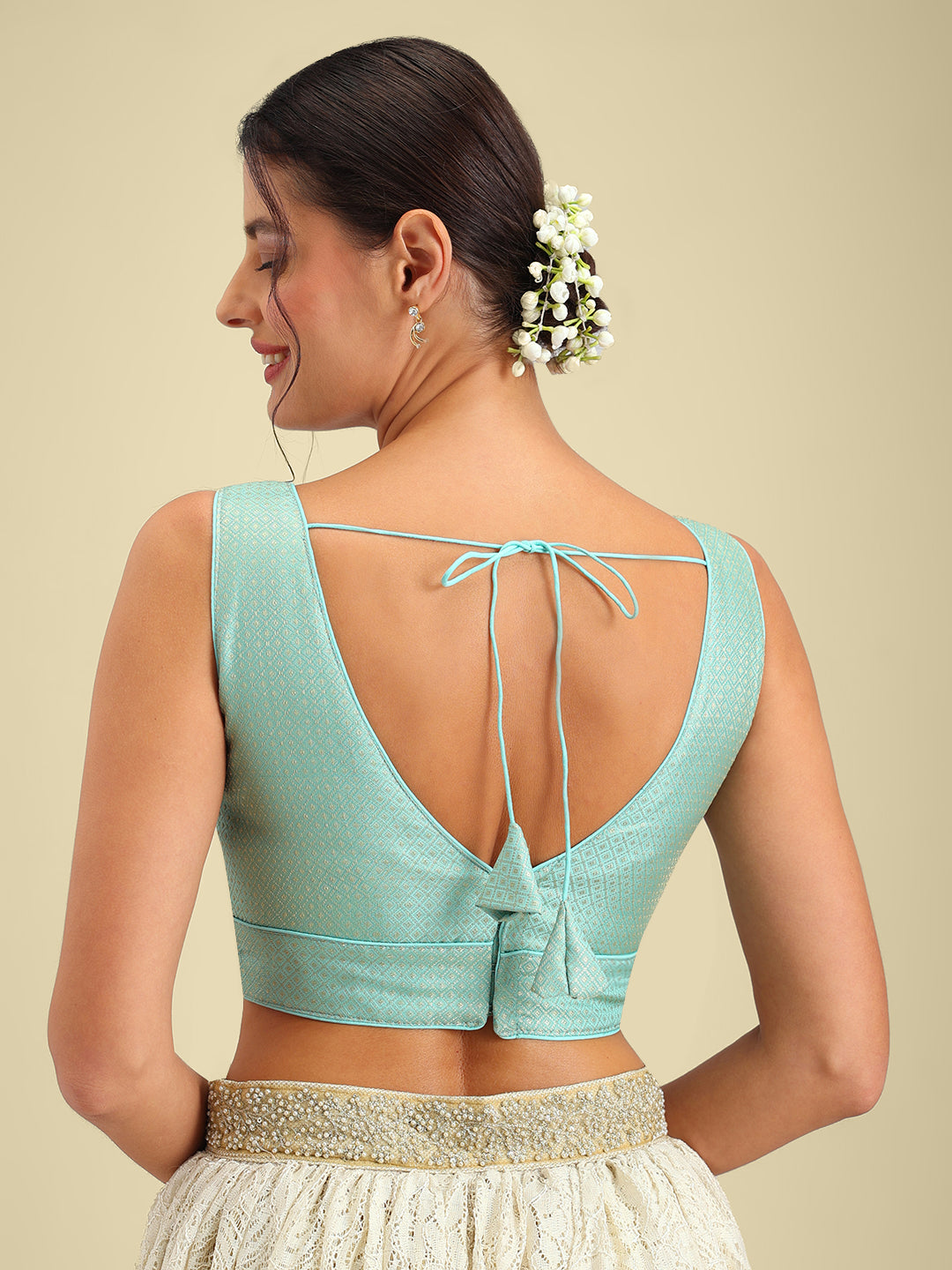 Women's Designer Brocade Saree Blouse