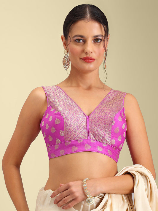 Women's Designer Brocade Saree Blouse