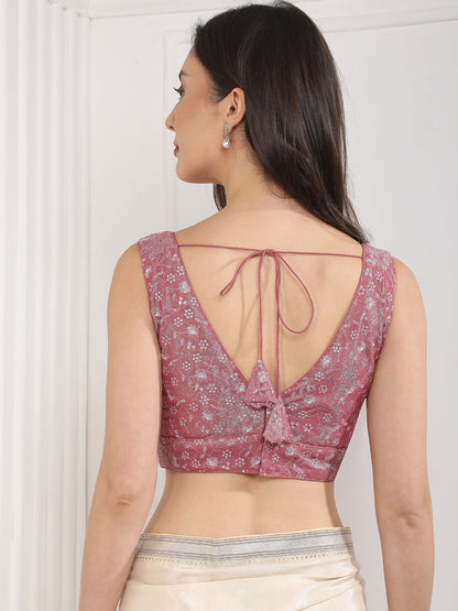 Embroidered Fancy Saree Blouse