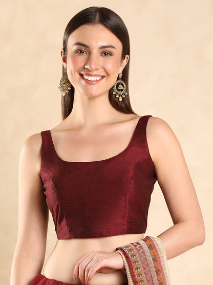 Sleeveless Saree Blouse