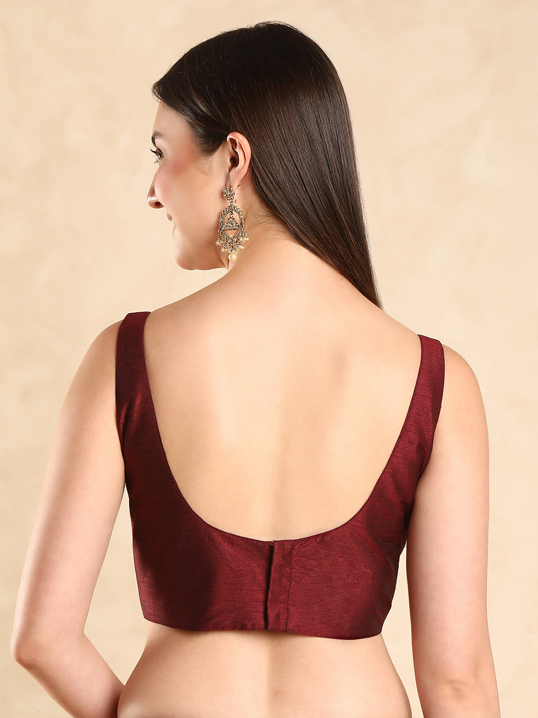 Sleeveless Saree Blouse